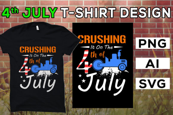 Crushing It on the 4th of July: Graphics & T-Shirt Designs