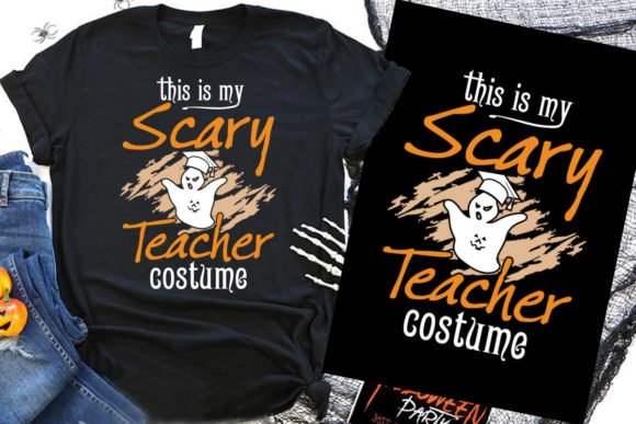 Halloween T-Shirt Designs: Scary Teacher Graphics