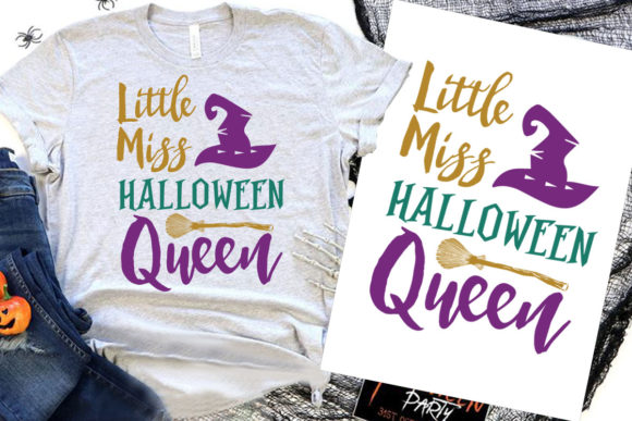 Halloween T-Shirt, Little Miss Halloween Graphics