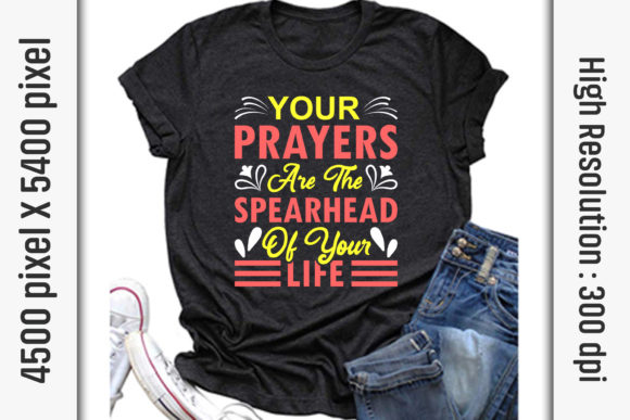 Prayer Quotes SVG Cut Files: Graphics for T-Shirt Designs