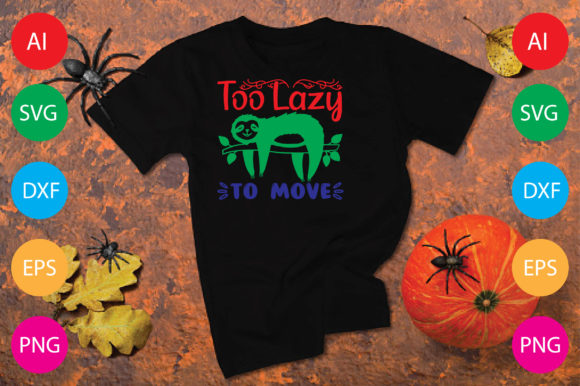 Too Lazy to Move: Graphics for Playful T-Shirt Designs