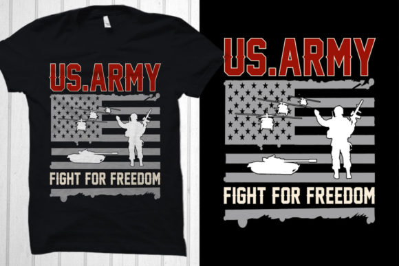 US. Army Fight for Freedom Veteran SVG Graphics