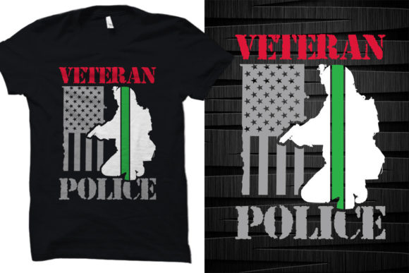 Veteran Police Veteran T-Shirt Graphics & T-Shirt Designs