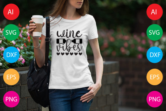 Wine Vibes: Graphics for T-Shirt Designs That Elevate Brand Tone